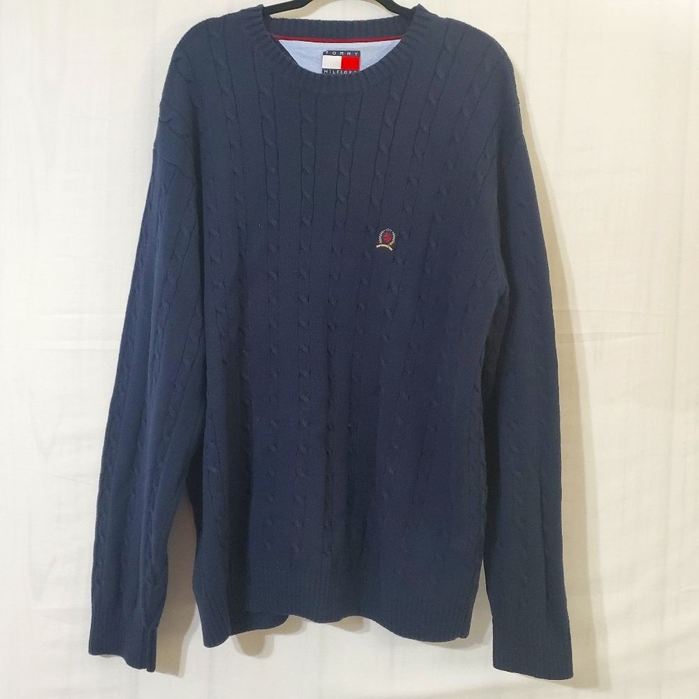 Tommy Hilfiger Crewneck XL Navy Blue Sweater